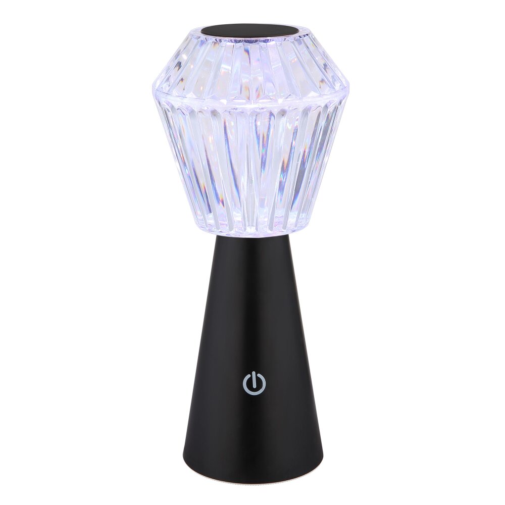 Polimi Lampe à poser Luminaires Globo Lighting LED Noir, 1 lumière, Changeur de couleurs main product photo