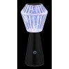 Polimi Lampe à poser Luminaires Globo Lighting LED Noir, 1 lumière, Changeur de couleurs