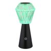 Polimi Lampe à poser Luminaires Globo Lighting LED Noir, 1 lumière, Changeur de couleurs