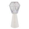 Polimi Lampe à poser Luminaires Globo Lighting LED Blanc, 1 lumière, Changeur de couleurs