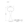 Lula Lampe à poser Luminaires Globo Lighting Nickel mat, 1 lumière