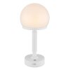 Haku Lampe à poser Luminaires Globo Lighting LED Blanc, 1 lumière