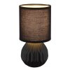 Sylas Lampe à poser Luminaires Globo Lighting Noir, 1 lumière