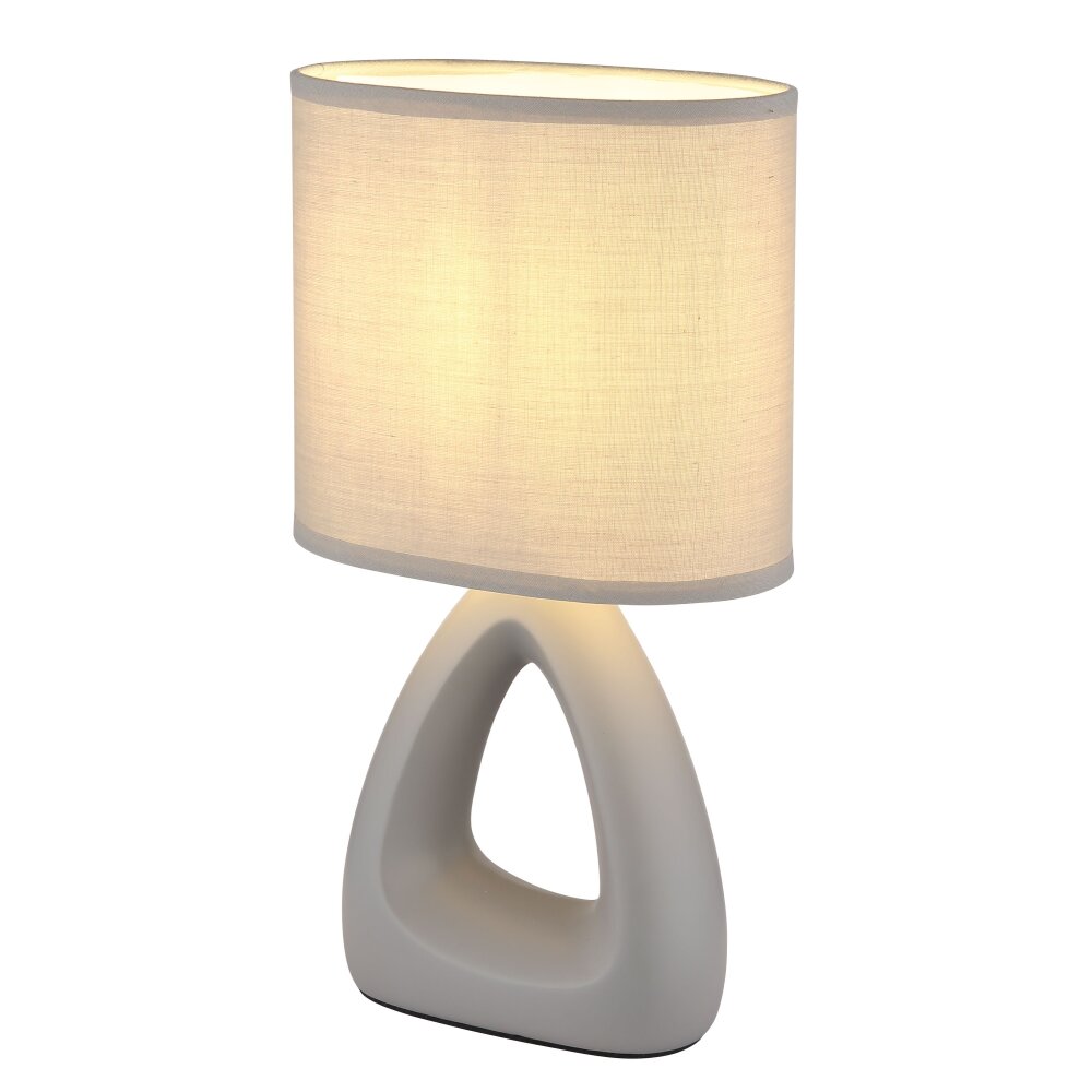 Triangle Lampe à poser Luminaires Globo Lighting Gris, 1 lumière main product photo