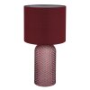 Sofia Lampe à poser Luminaires Globo Lighting Rouge, 1 lumière