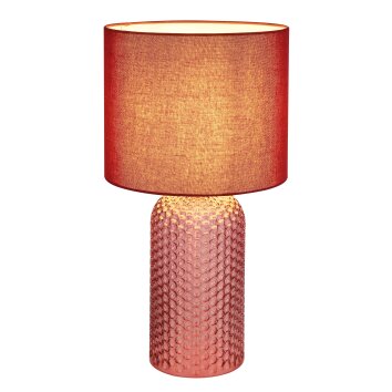 Sofia Lampe à poser Luminaires Globo Lighting Rouge, 1 lumière