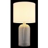 Sofia Lampe à poser Luminaires Globo Lighting Blanc, 1 lumière