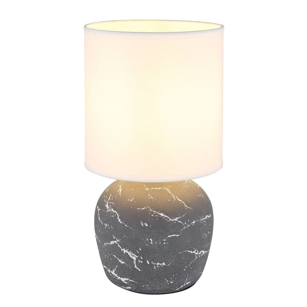 Marble Lampe à poser Luminaires Globo Lighting Gris, 1 lumière main product photo