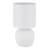 Marble Lampe à poser Luminaires Globo Lighting Blanc, 1 lumière