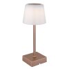 Xayden Lampe à poser Luminaires Globo Lighting LED Champagne, Champagne, 1 lumière
