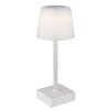 Xayden Lampe à poser Luminaires Globo Lighting LED Blanc, 1 lumière