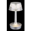 Lucio Lampe à poser Luminaires Globo Lighting LED Argenté, 1 lumière