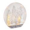 Winteria Luminaire déco Luminaires Globo Lighting LED Argenté, Transparent, Blanc, 12 lumières