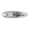 Winteria Luminaire déco Luminaires Globo Lighting LED Argenté, Transparent, Blanc, 12 lumières