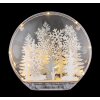 Winteria Luminaire déco Luminaires Globo Lighting LED Argenté, Transparent, Blanc, 12 lumières