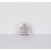 Winteria Luminaire déco Luminaires Globo Lighting LED Argenté, Transparent, Blanc, 12 lumières