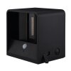 Veronika Applique murale Luminaires Globo Lighting LED Noir, 1 lumière, Détecteur de mouvement