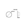Lamont Luminaire extérieur Luminaires Globo Lighting LED Noir, 1 lumière