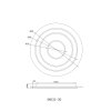 Jayden Plafonnier Luminaires Globo Lighting LED Anthracite, 1 lumière