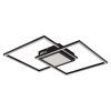 Saunders Plafonnier Luminaires Globo Lighting LED Noir, 1 lumière, Télécommandes