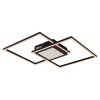 Saunders Plafonnier Luminaires Globo Lighting LED Noir, 1 lumière, Télécommandes