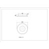 Wiley Plafonnier Luminaires Globo Lighting LED Gris, Blanc, 1 lumière