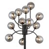 Riha Lampadaire Luminaires Globo Lighting Noir, 12 lumières
