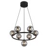 Riha Suspension Luminaires Globo Lighting Noir, 7 lumières