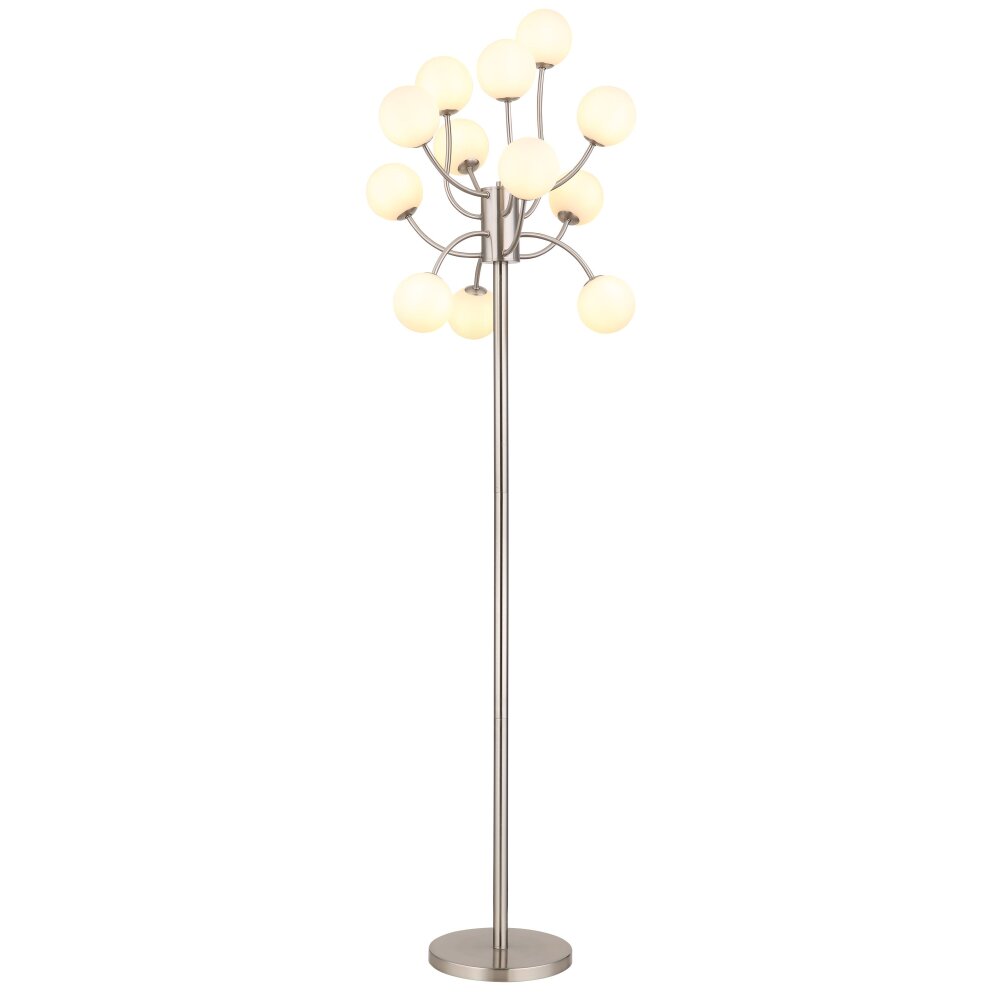 Riha Lampadaire Luminaires Globo Lighting Nickel mat, 12 lumières main product photo