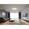 Riha Plafonnier Luminaires Globo Lighting Nickel mat, 7 lumières