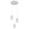 Korben Suspension Luminaires Globo Lighting Blanc, 3 lumières