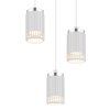 Korben Suspension Luminaires Globo Lighting Blanc, 3 lumières