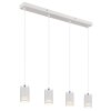 Korben Suspension Luminaires Globo Lighting Blanc, 4 lumières