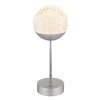 Gavin Lampe à poser Luminaires Globo Lighting LED Argenté, 1 lumière