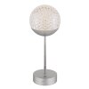 Gavin Lampe à poser Luminaires Globo Lighting LED Argenté, 1 lumière