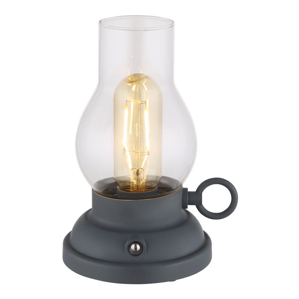 Petro Lampe à poser Luminaires Globo Lighting LED Anthracite, 1 lumière main product photo