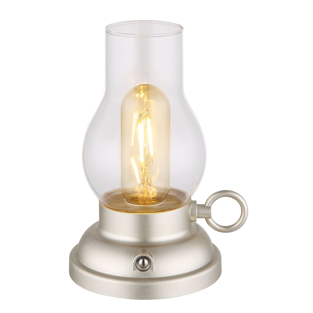 Petro Lampe à poser Luminaires Globo Lighting LED Champagne, 1 lumière main product photo