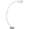 Robles Lampadaire Luminaires Globo Lighting LED Nickel mat, 1 lumière