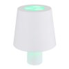 Yara Lampe à poser Luminaires Globo Lighting LED Blanc, 1 lumière, Changeur de couleurs