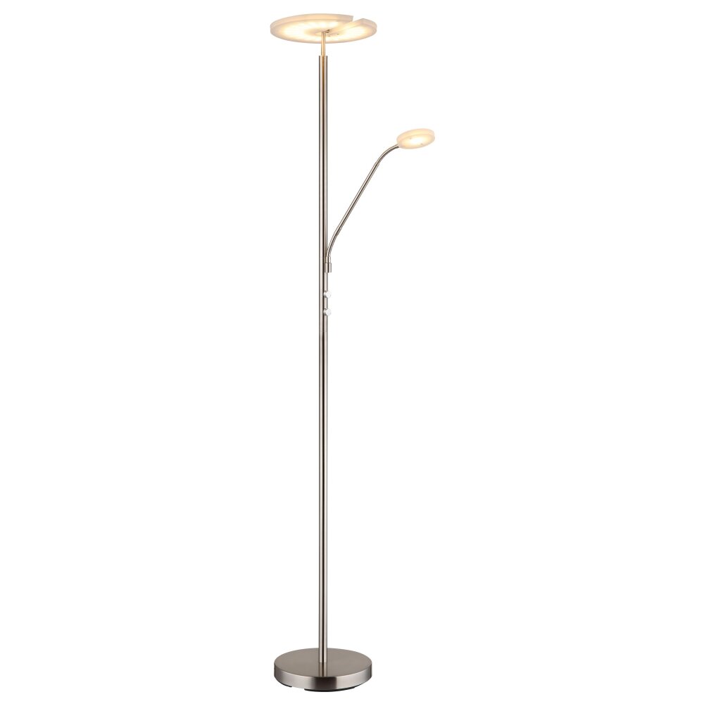 Stanford Plafonnier Luminaires Globo Lighting LED Nickel mat, 1 lumière main product photo