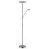 Stanford Plafonnier Luminaires Globo Lighting LED Nickel mat, 1 lumière