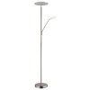 Stanford Plafonnier Luminaires Globo Lighting LED Nickel mat, 1 lumière