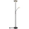 Tamika Plafonnier Luminaires Globo Lighting LED Chrome, Noir, 1 lumière