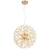 Katrina Lustre Luminaires Globo Lighting Or, 8 lumières
