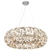 Katrina Lustre Luminaires Globo Lighting Chrome, 20 lumières