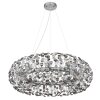 Katrina Lustre Luminaires Globo Lighting Chrome, 20 lumières