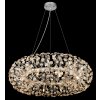 Katrina Lustre Luminaires Globo Lighting Chrome, 20 lumières