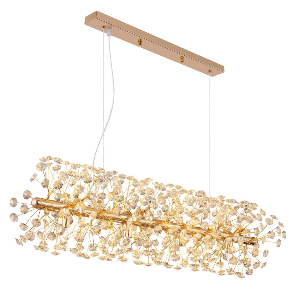 Katrina Lustre Luminaires Globo Lighting Or, 12 lumières main product photo