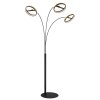 Della Lampadaire Luminaires Globo Lighting LED Noir, 1 lumière