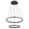 Alaina Suspension Luminaires Globo Lighting LED Gris, 1 lumière, Télécommandes